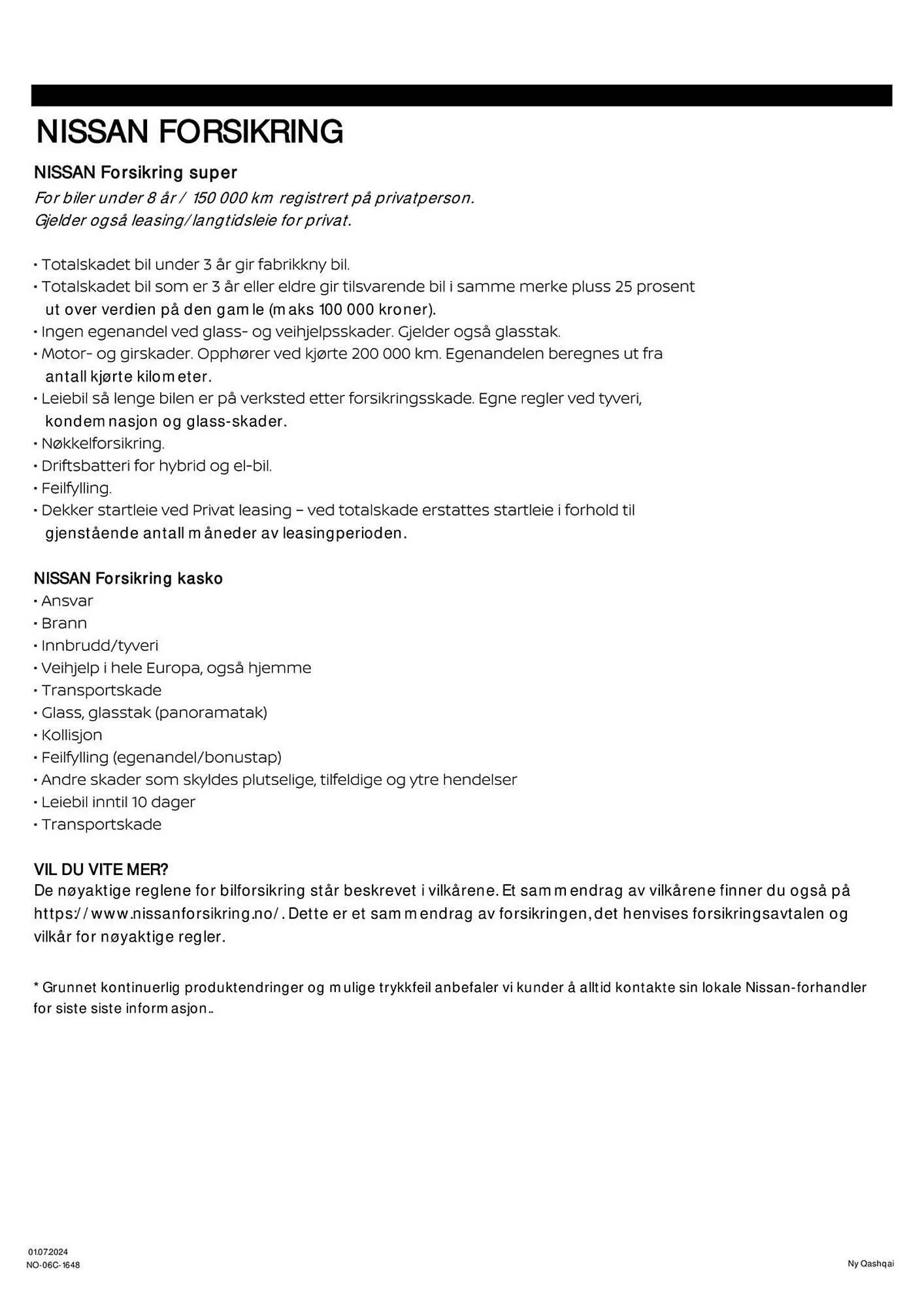 Nissan Kundeavis fra 27. juli til 27. juli 2025 - kundeavisside 14