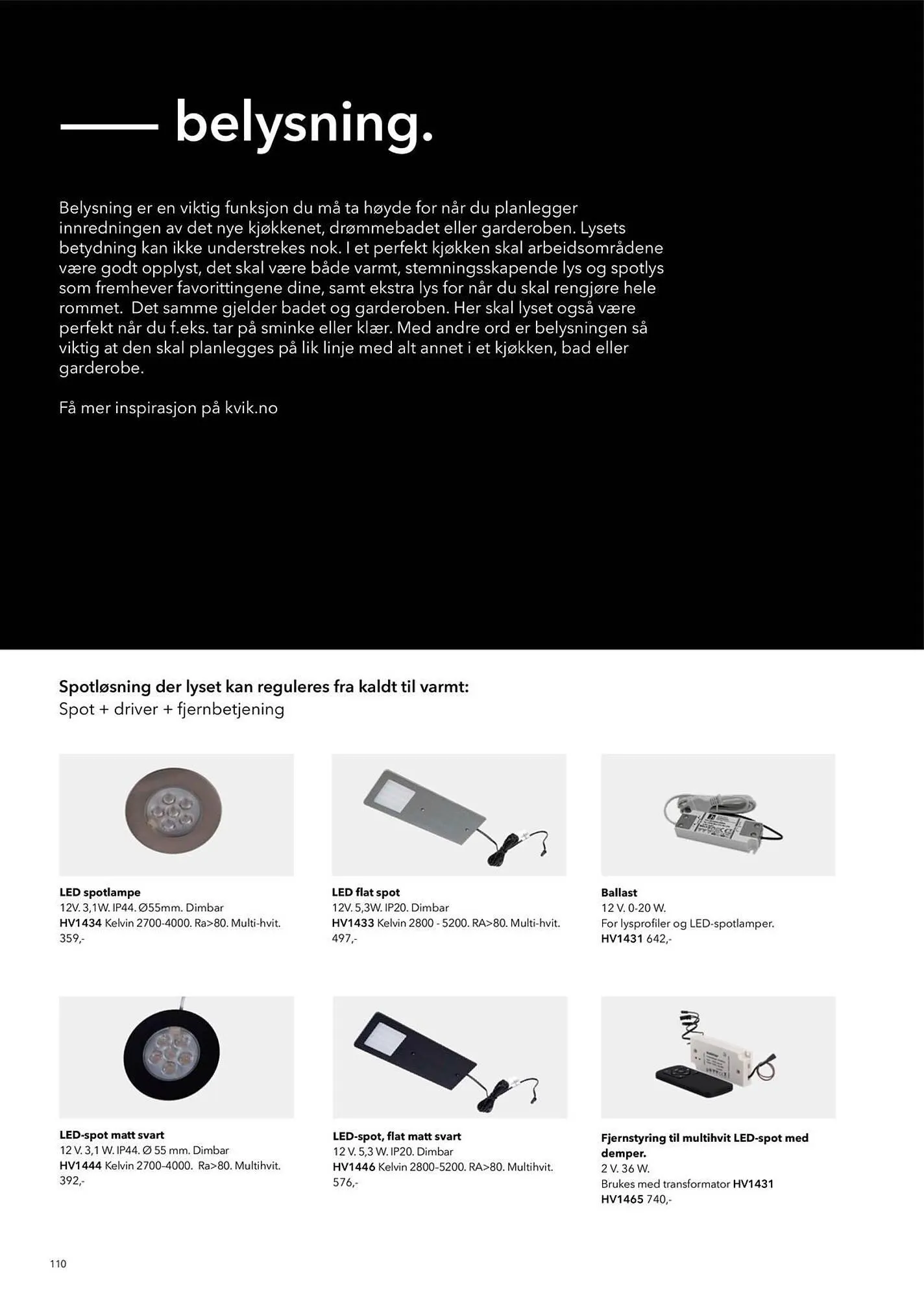 Kvik Kjøkken Kundeavis fra 28. mars til 11. april 2024 - kundeavisside 110