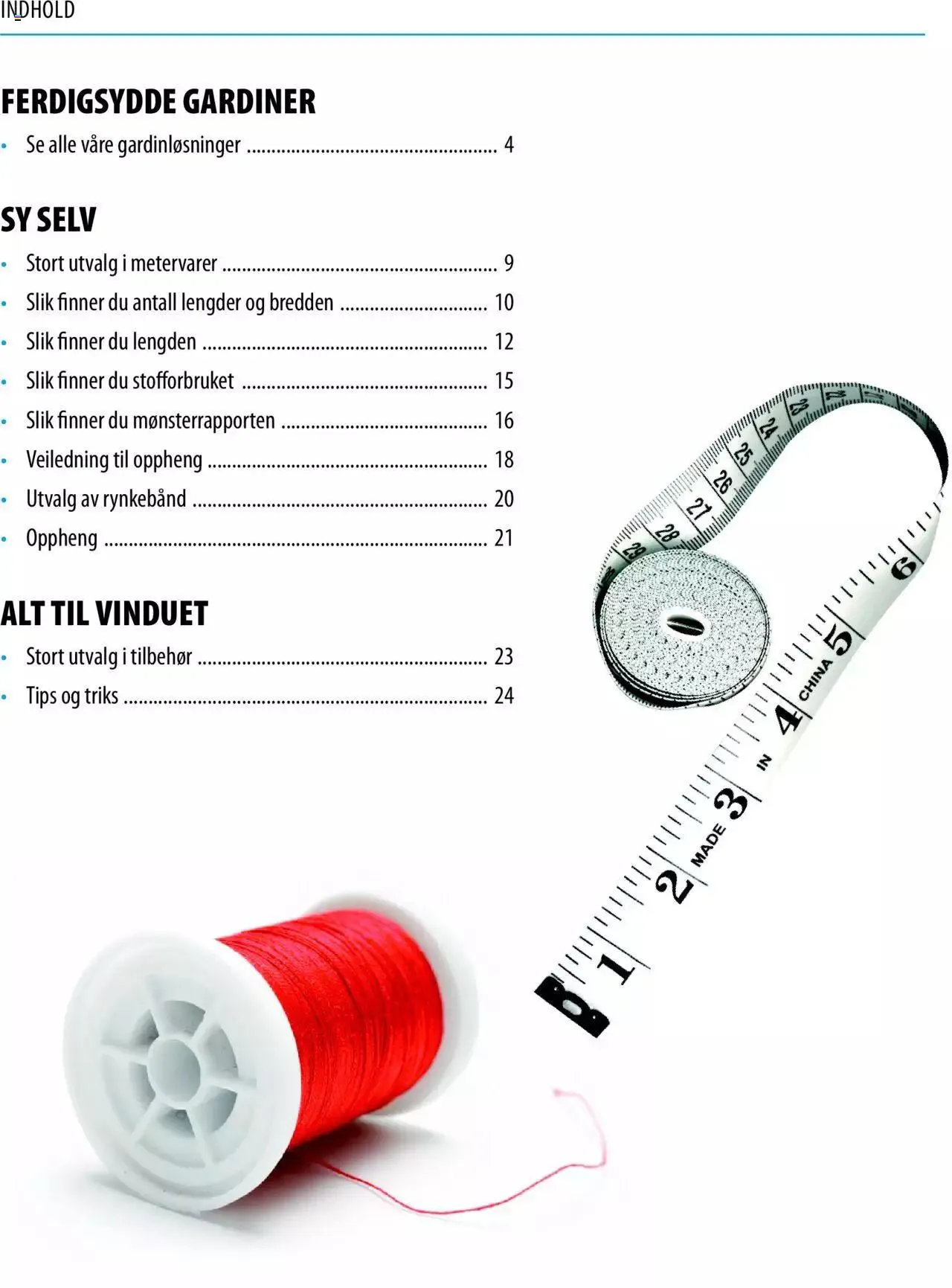 JYSK Inspirasjon til vinduet fra 1. mai til 31. desember 2023 - kundeavisside 3