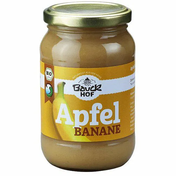 Bauck eple og bananmos 360 gr