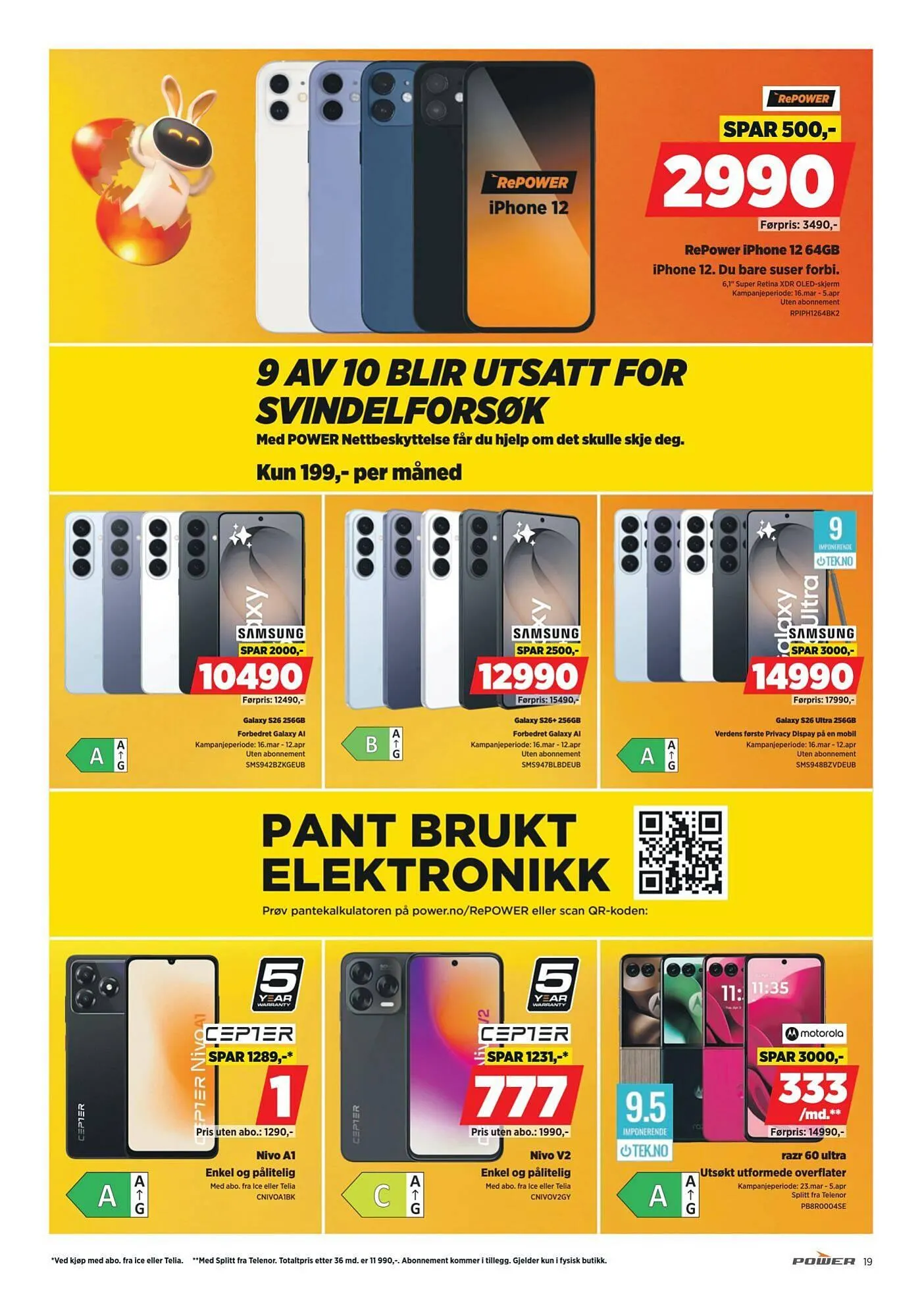 POWER kundeavis fra 30. mars til 7. april 2026 - kundeavisside 19