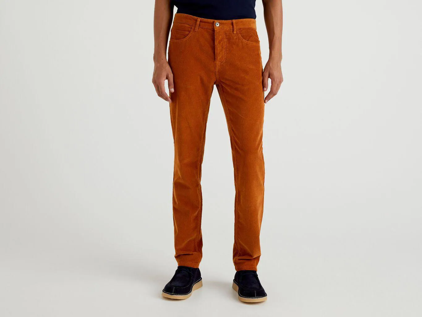 Benetton Velvet Bukse Herre Oransje | Norge-4209685