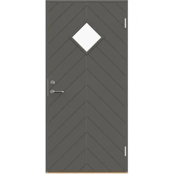 DØRSETT YD P-1400 8X19H MØRK GRÅ