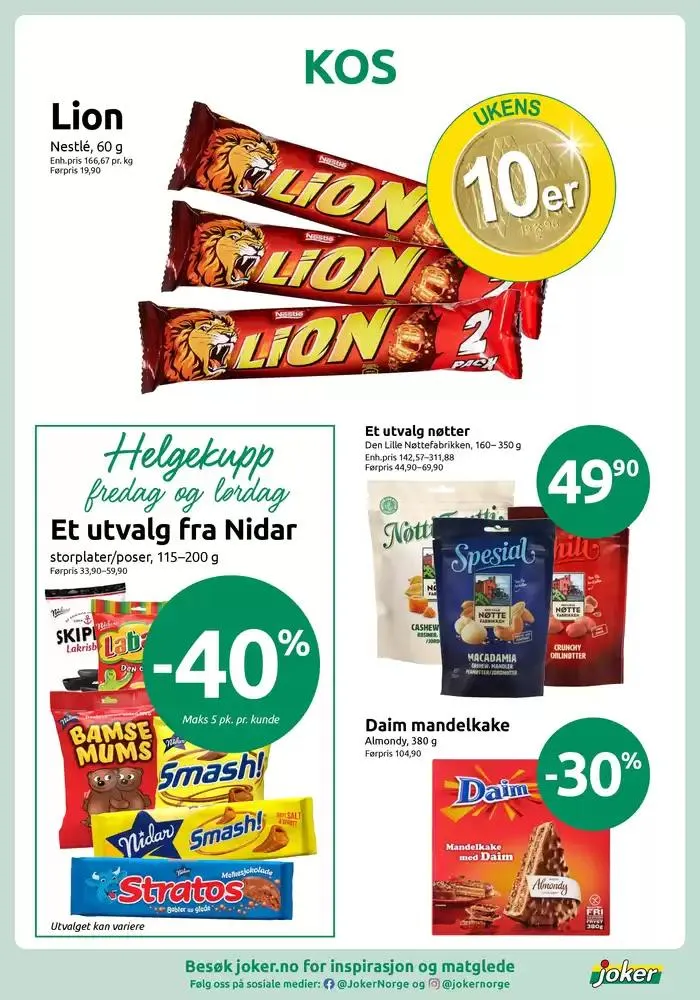 Joker Kundeavis fra 21. oktober til 4. november 2024 - kundeavisside 13