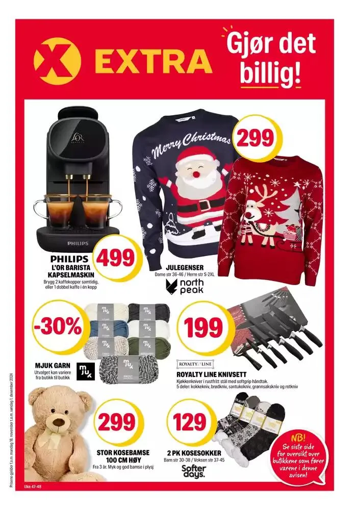 Coop Extra Kundeavis fra 25. november til 1. desember 2024 - kundeavisside 32