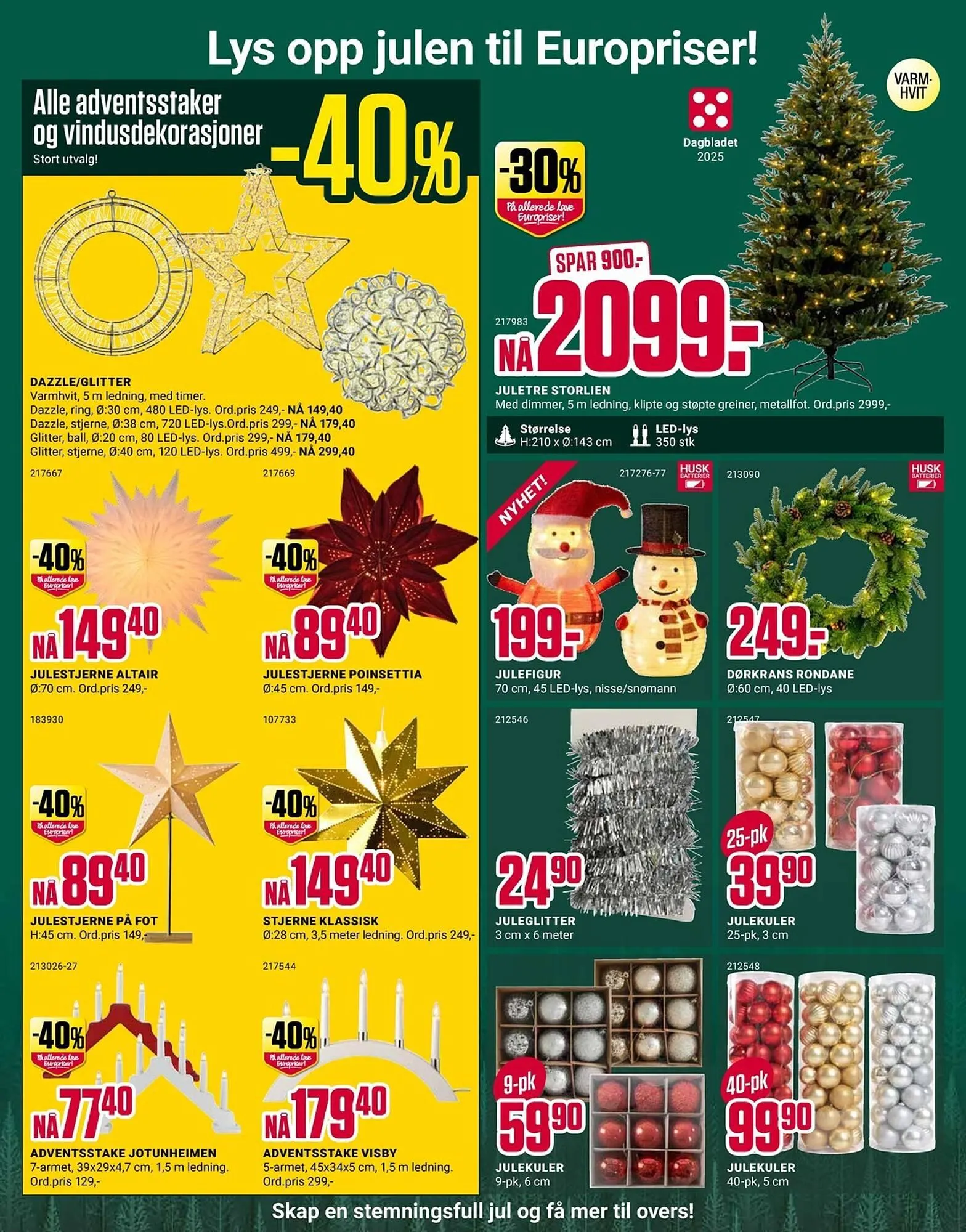 Europris kundeavis fra 1. desember til 7. desember 2025 - kundeavisside 10