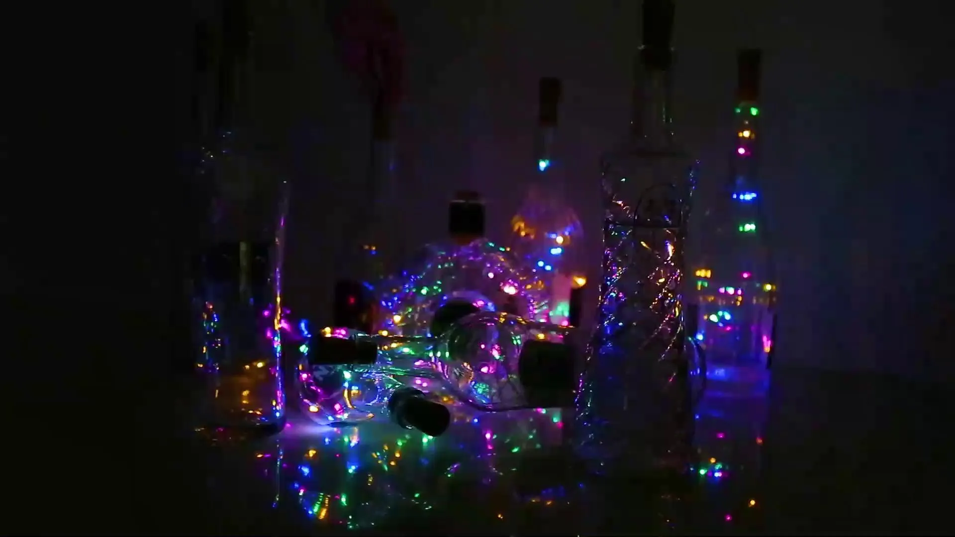 botella de led luces de cadena en forma de corcho decoración de boda al aire libre 2m luz led de noche estrellada 30pcs 12pcs 10pcs tapón de alambre de cobre lámpara de botella de vino fiesta de