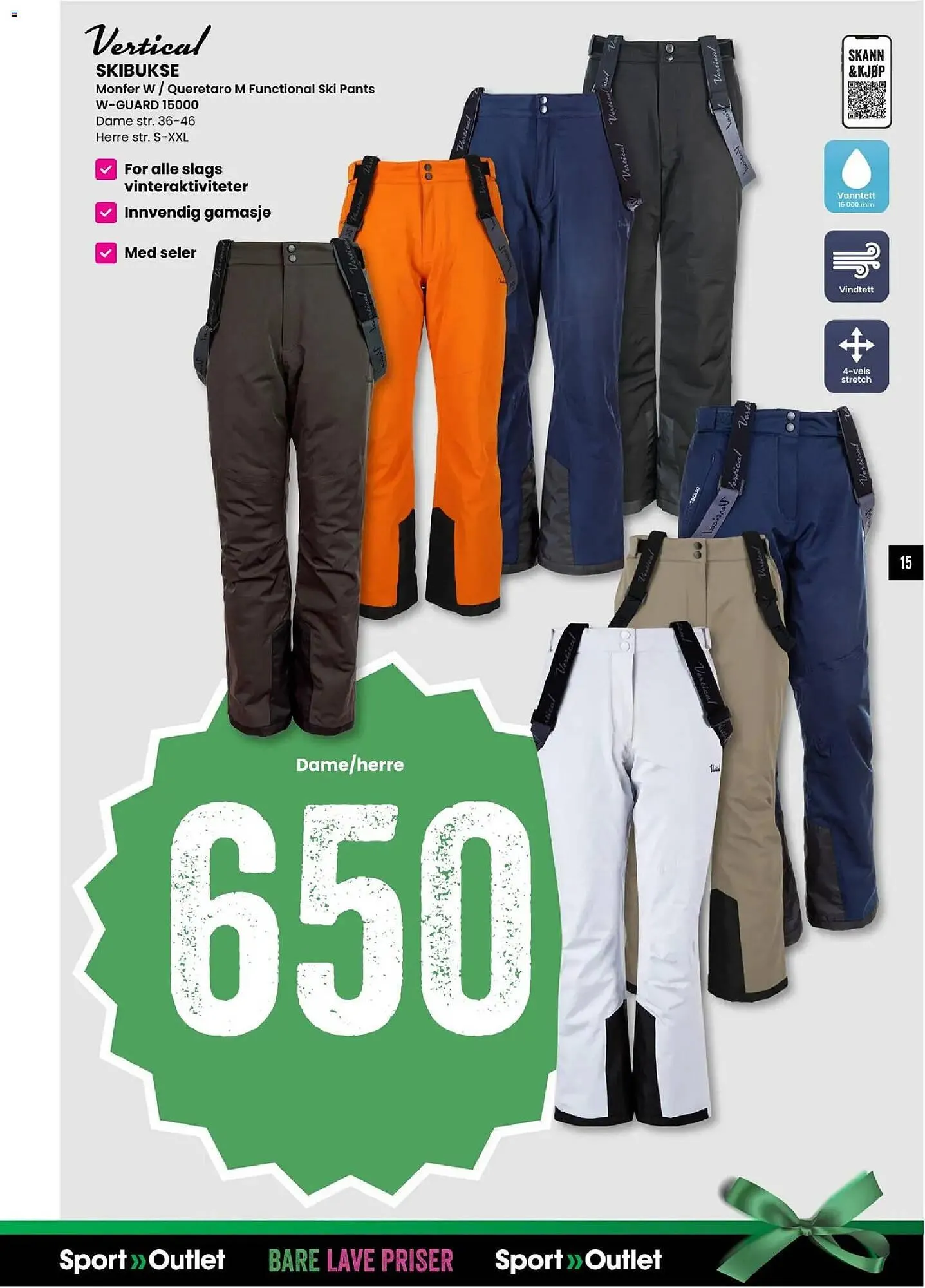 Sport Outlet kundeavis fra 2. desember til 24. desember 2025 - kundeavisside 15