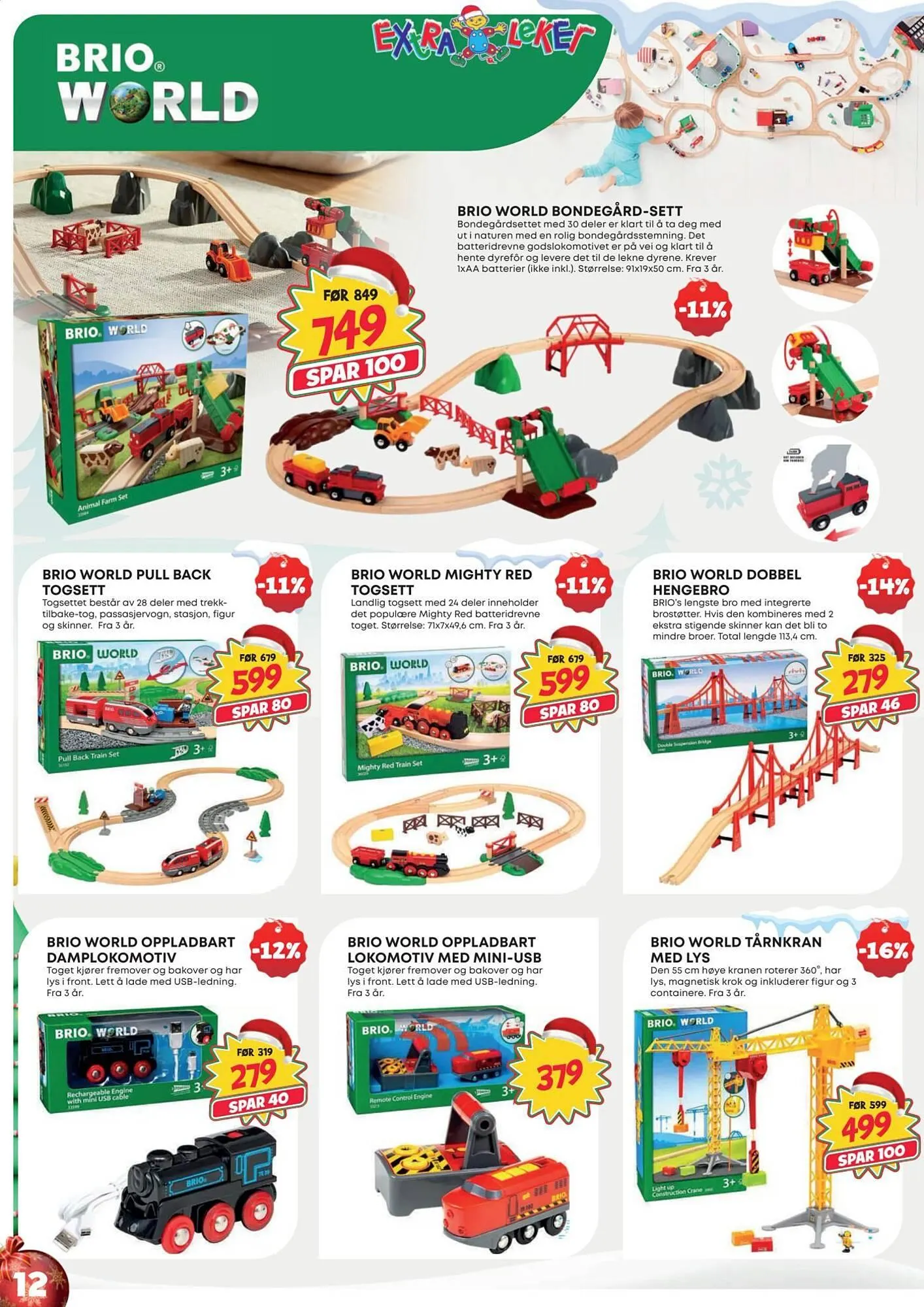 Extra Leker kundeavis fra 12. november til 24. desember 2025 - kundeavisside 12