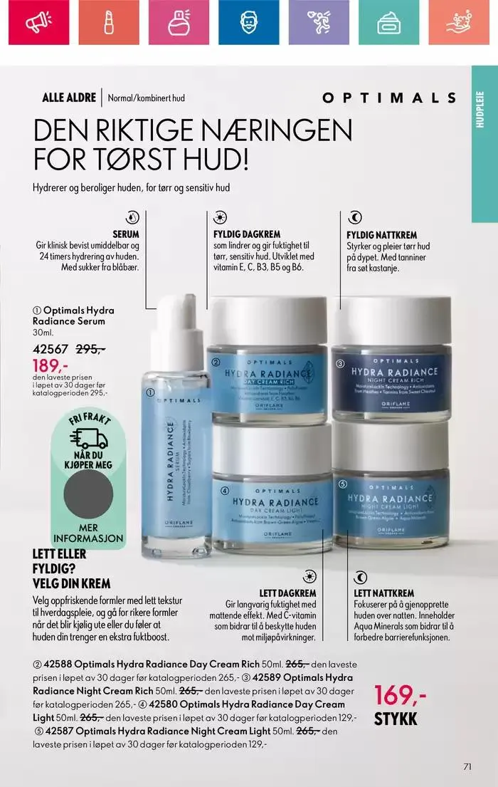 ORIFLAME Kundeavis fra 26. oktober til 9. november 2024 - kundeavisside 71