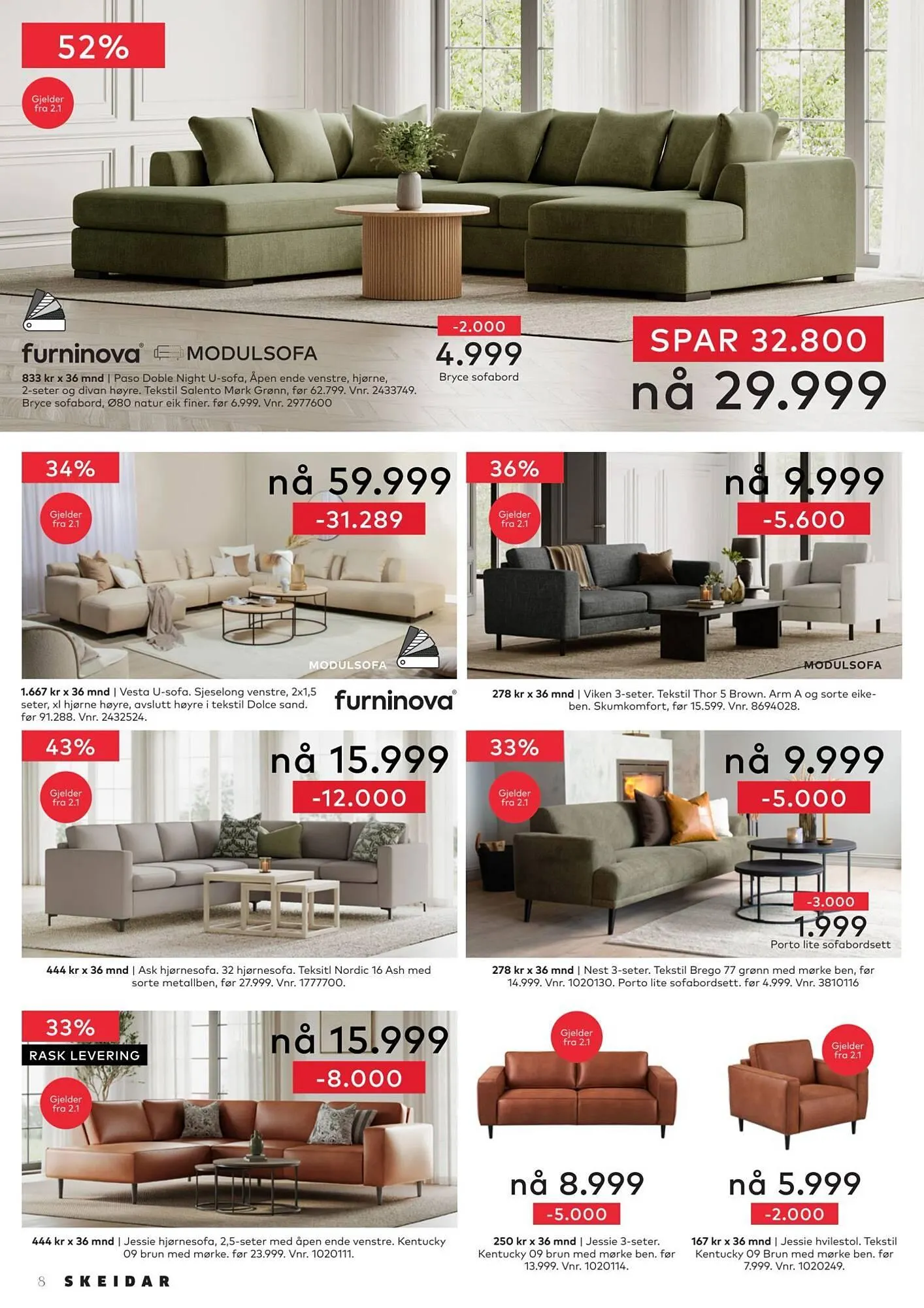 Skeidar kundeavis fra 30. desember til 2. januar 2026 - kundeavisside 8