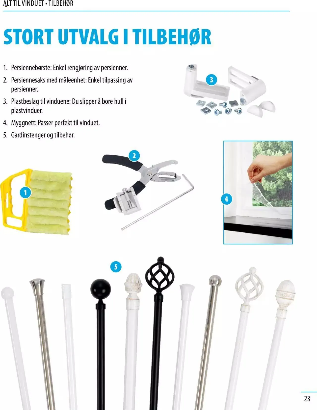 JYSK Inspirasjon til vinduet fra 1. mai til 31. desember 2023 - kundeavisside 23