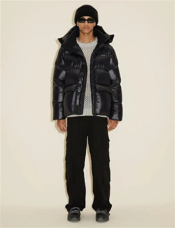 Shiny Dovre Down Jacket Black