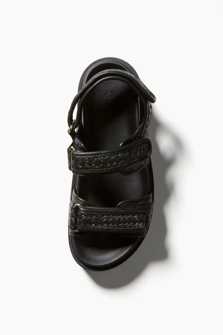 Flettede sandaler