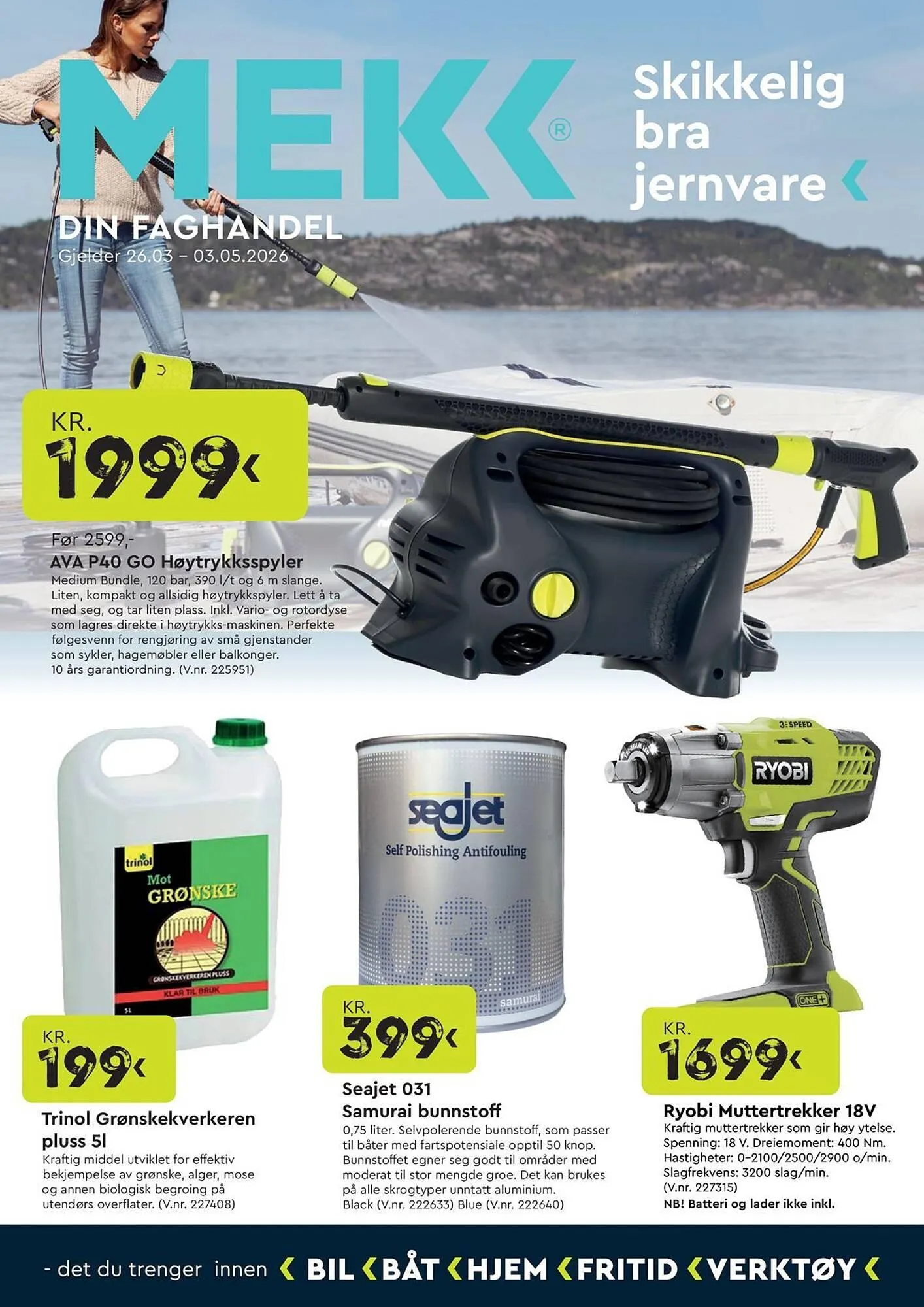 Mekk kundeavis fra 26. mars til 3. mai 2026 - kundeavisside 1