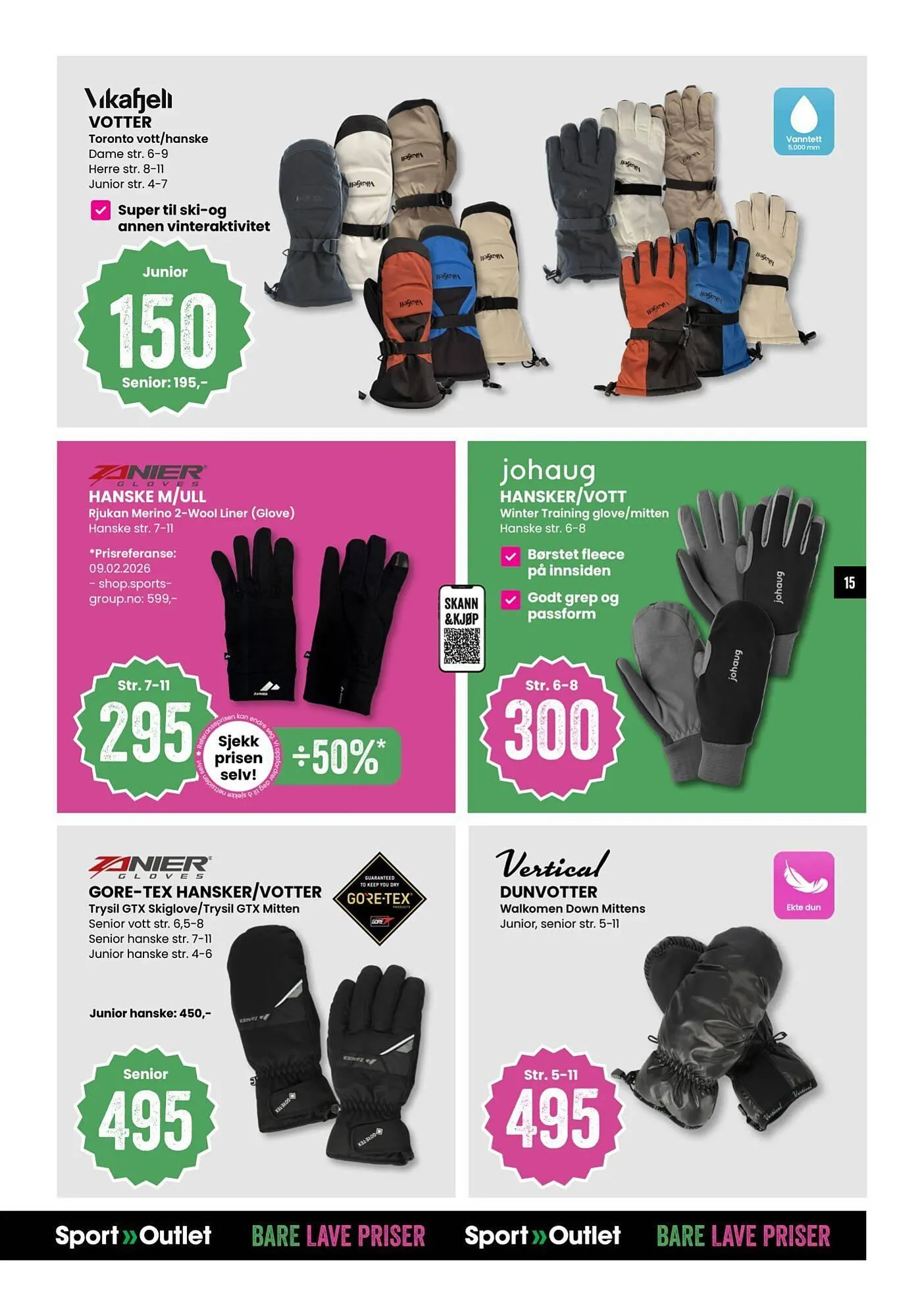 Sport Outlet kundeavis fra 24. februar til 9. mars 2026 - kundeavisside 15