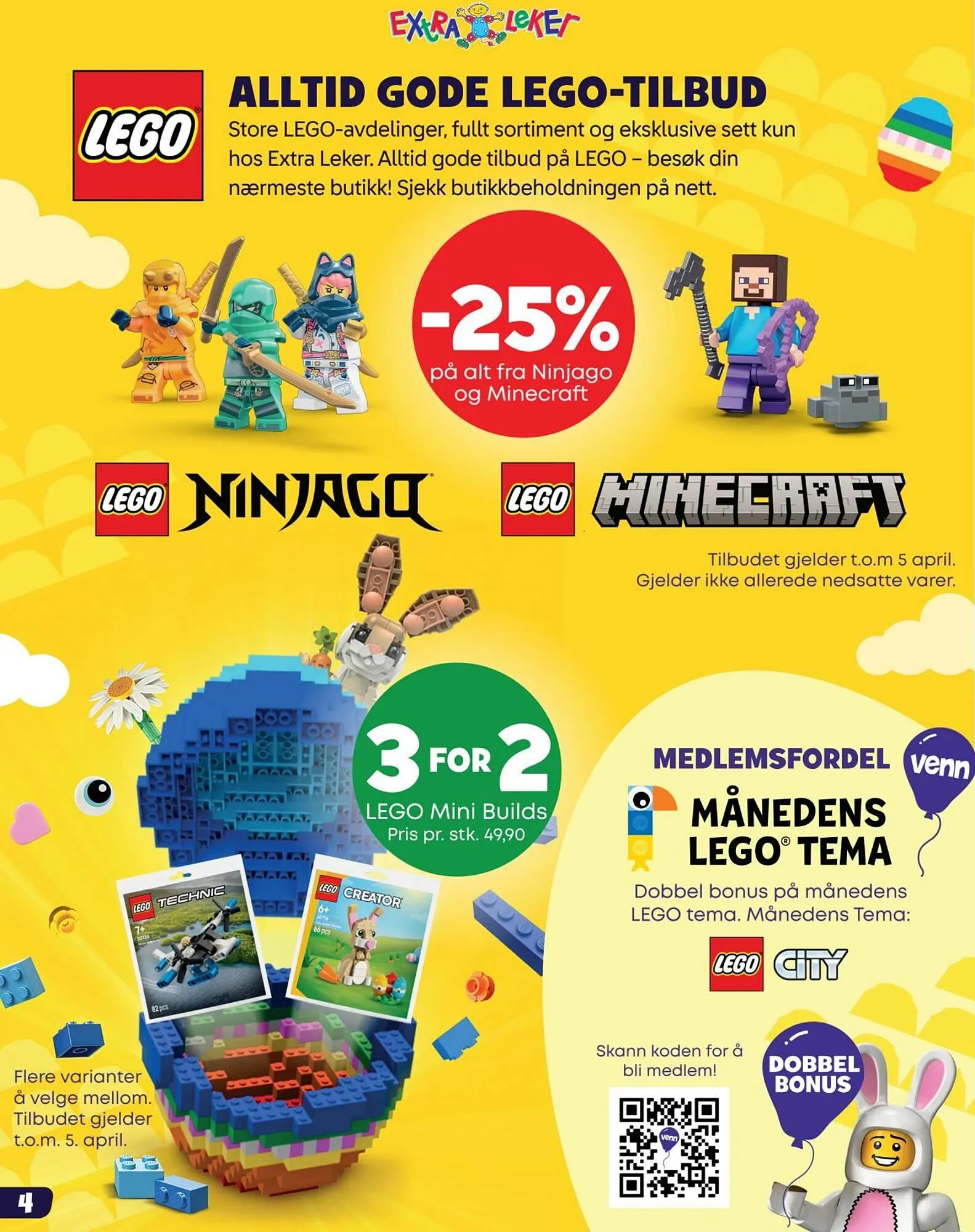 Extra Leker kundeavis fra 23. mars til 6. april 2026 - kundeavisside 4