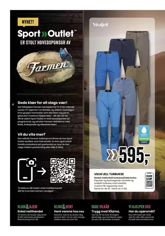 Folder Sport Outlet fra 21. februar til 7. mars 2025 - kundeavisside 4