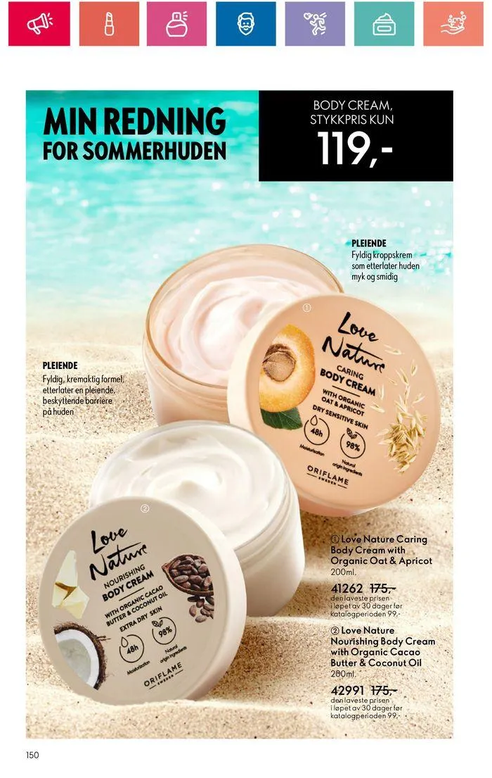 ORIFLAME Kundeavis fra 20. juni til 4. juli 2024 - kundeavisside 150