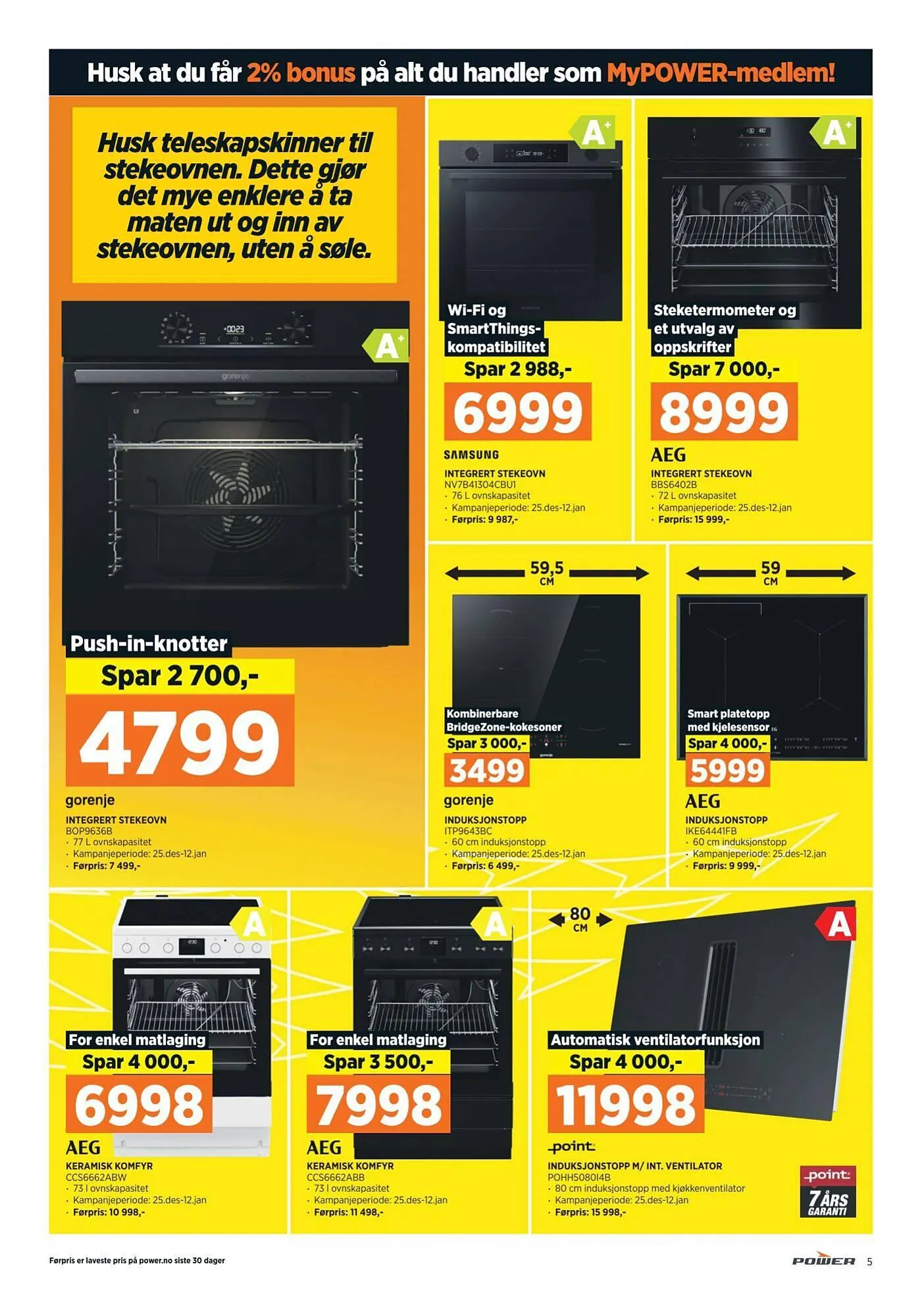 POWER Kundeavis fra 5. januar til 12. januar 2025 - kundeavisside 5