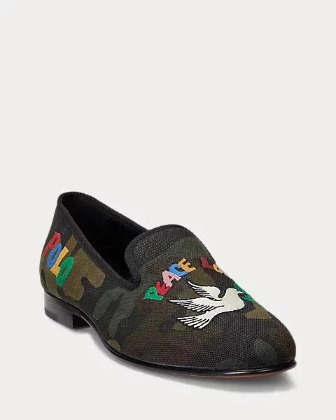 Paxton Peace Love Polo Camo Slipper