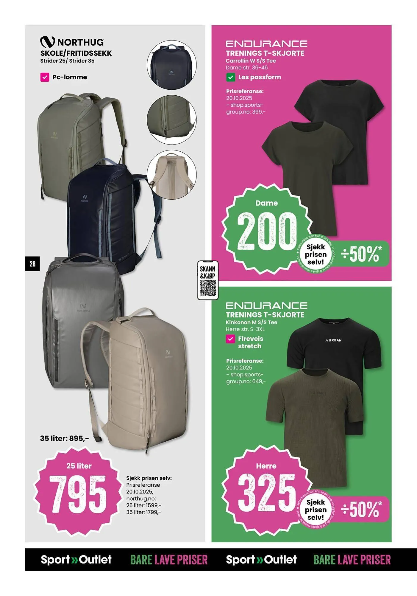 Sport Outlet kundeavis fra 4. november til 16. november 2025 - kundeavisside 28