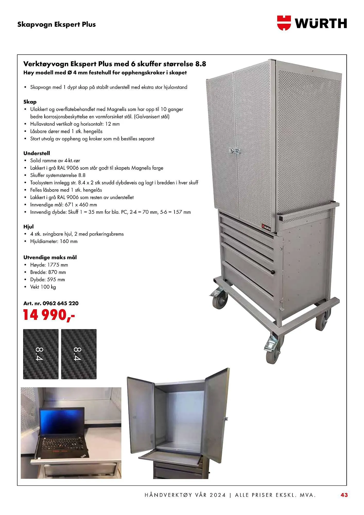 Würth Kundeavis fra 5. februar til 2. juni 2024 - kundeavisside 43