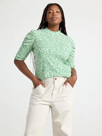 Strukturert overdel med puffermer