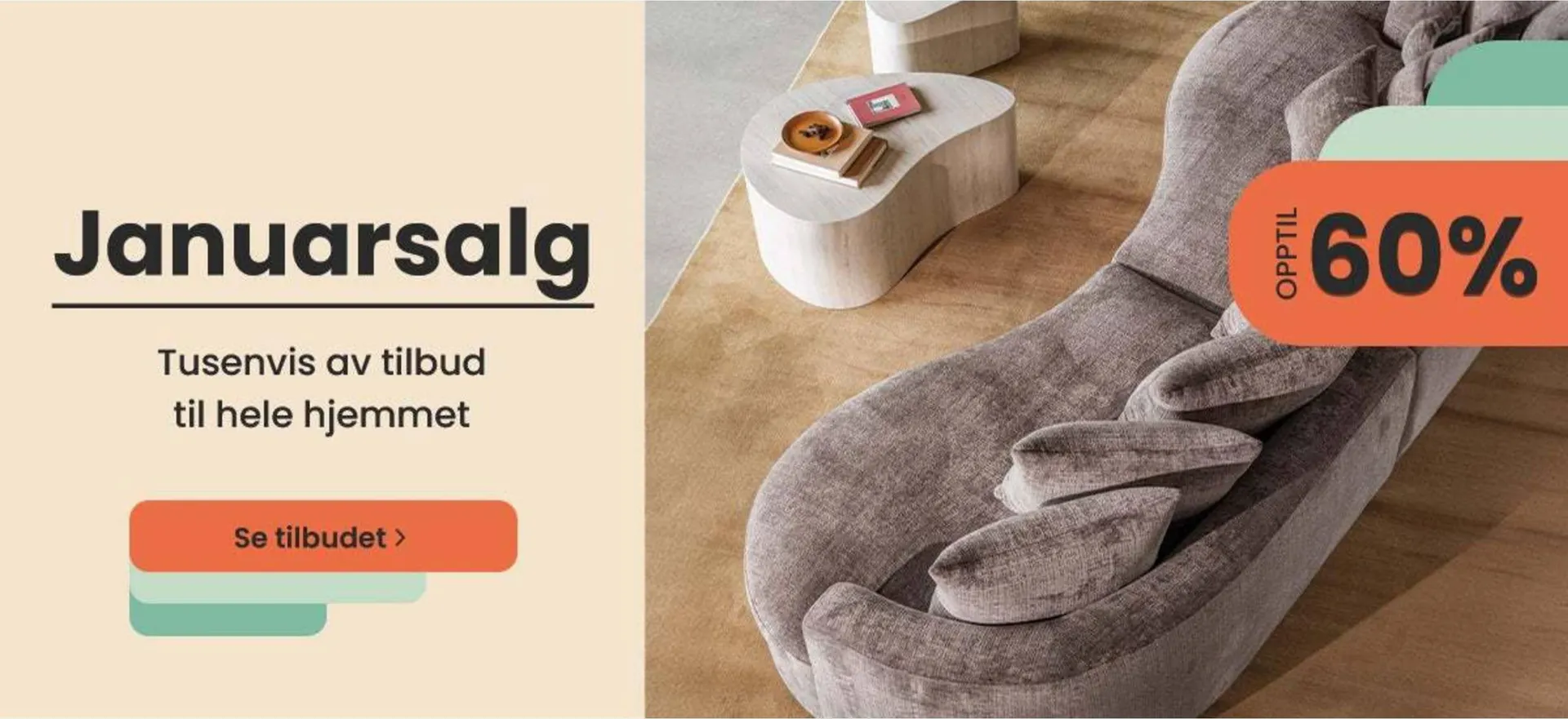 A-Møbler kundeavis fra 1. januar til 31. januar 2026 - kundeavisside 1