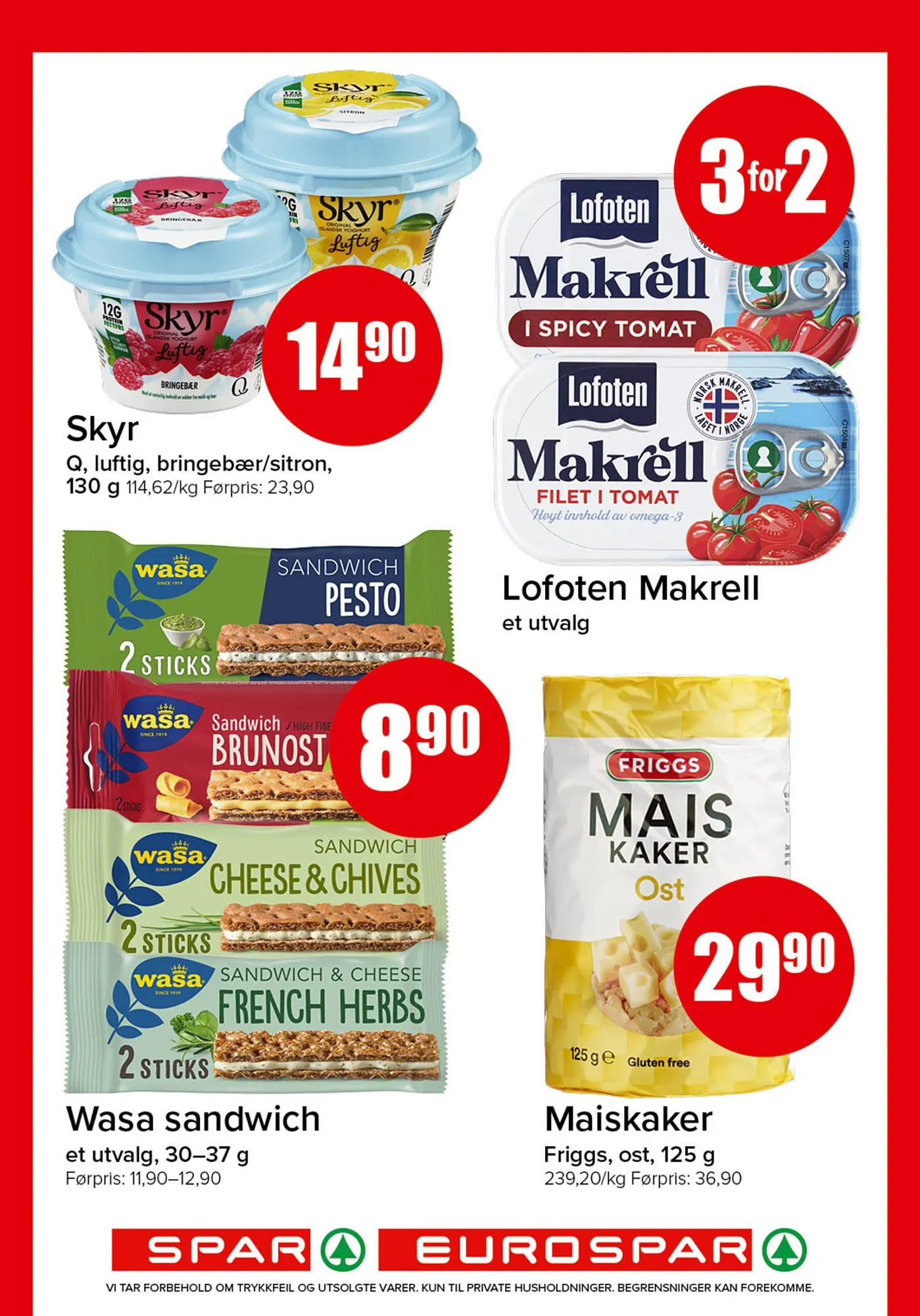 Eurospar kundeavis fra 3. november til 9. november 2025 - kundeavisside 10