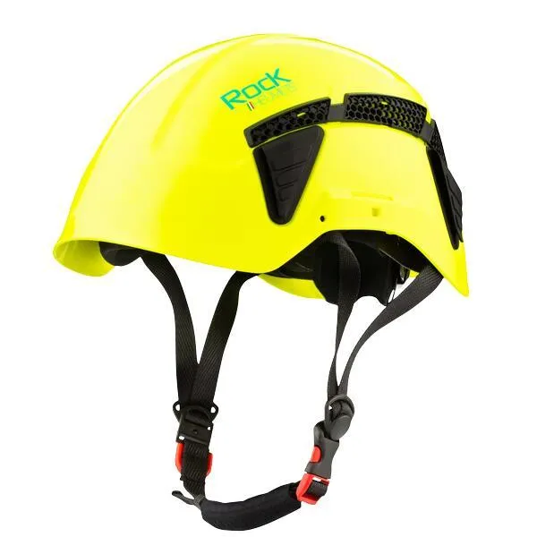 Rock Hjelm dynamo 397 plus high viz 4-punkts hakestropp, 54 - 62 cm