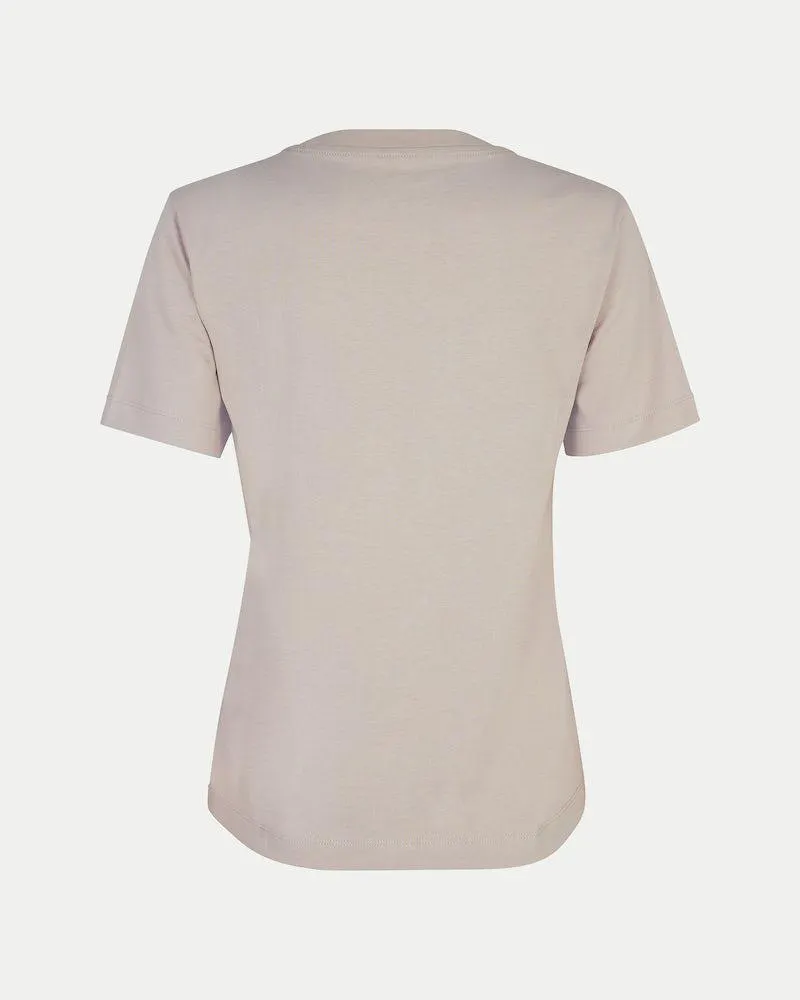 T-skjorte i bomull med rund hals