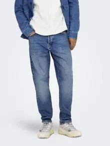 ONSYOKE Middels høy midje Cropped Fit Jeans