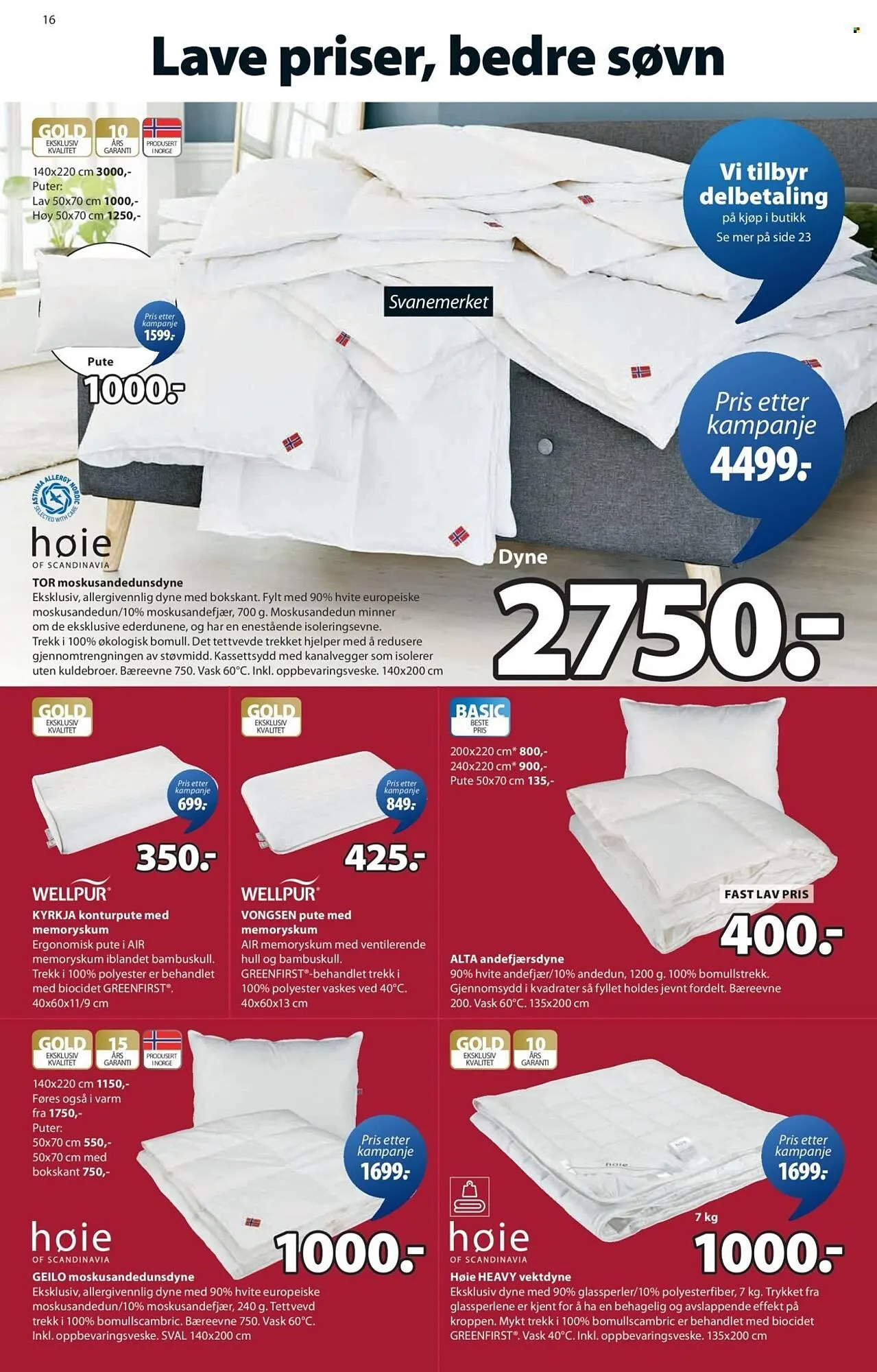 JYSK kundeavis fra 24. desember til 10. januar 2026 - kundeavisside 16