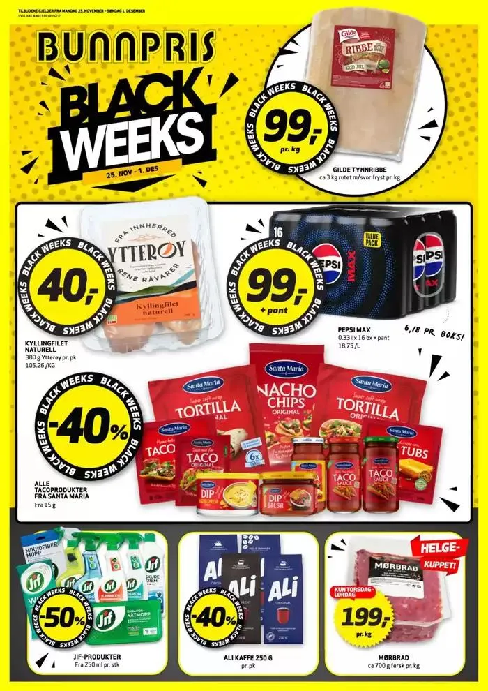 Våre beste tilbud for deg fra 28. november til 12. desember 2024 - kundeavisside 1