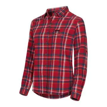 Urberg Trollstein LS Flannel Shirt Wmn Rio Red
