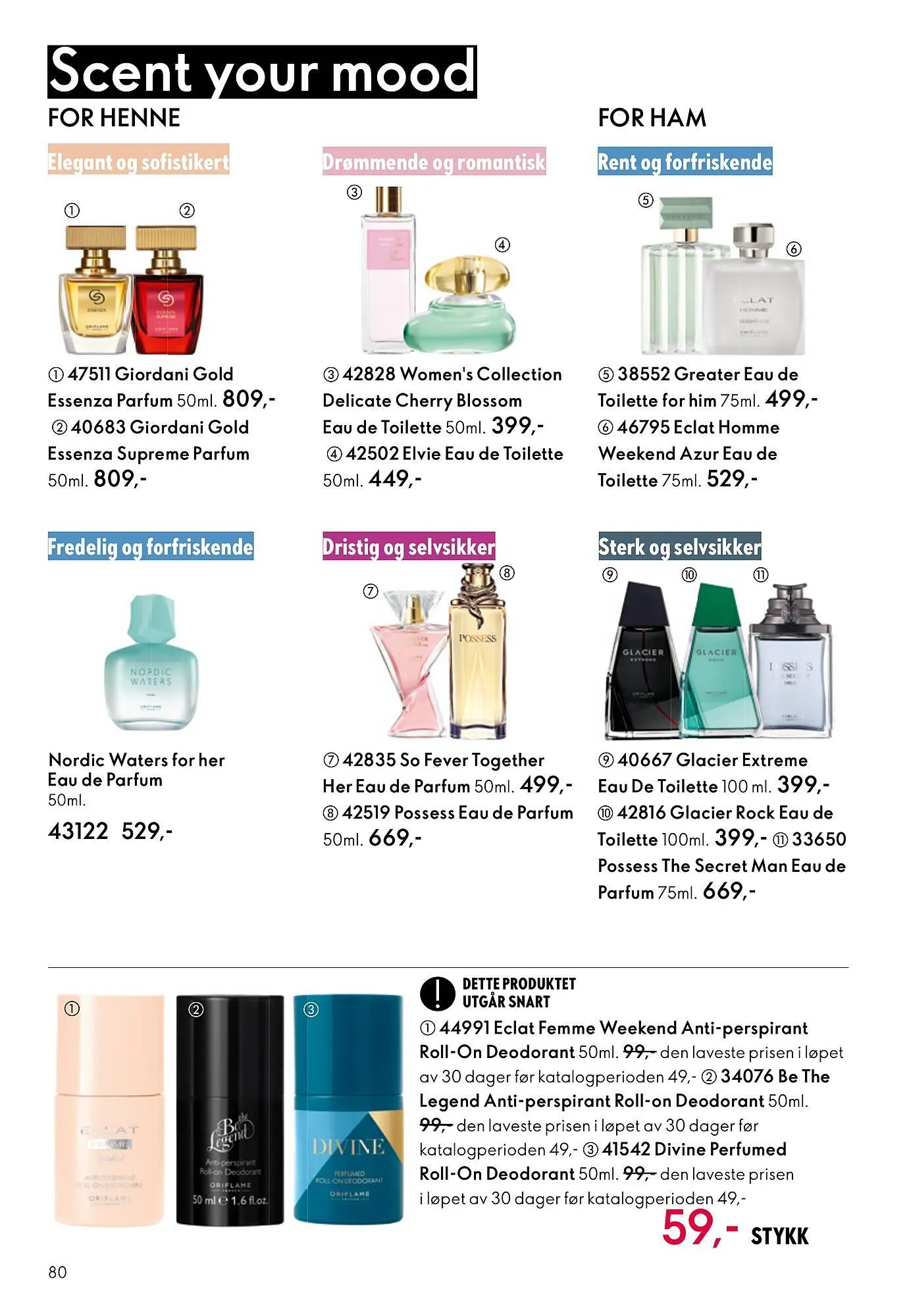 Oriflame katalog fra 8. oktober til 28. oktober 2025 - kundeavisside 80