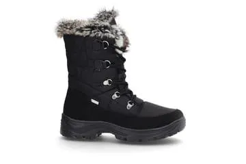 Varm vinterboots med vendbare pigger