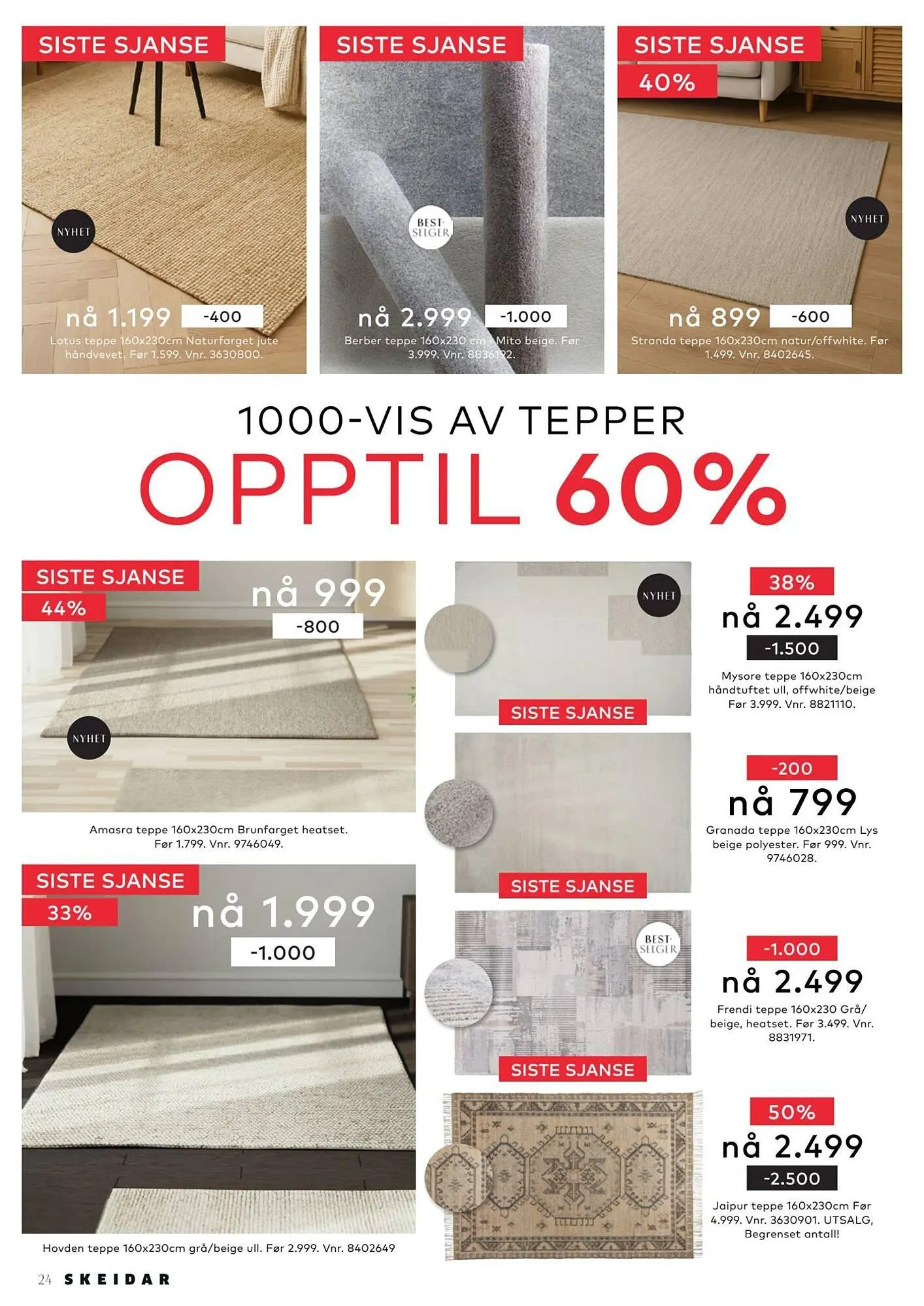 Skeidar kundeavis fra 10. november til 16. november 2025 - kundeavisside 24