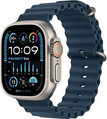 Apple Watch Ultra 2 Titan med Ocean Band
