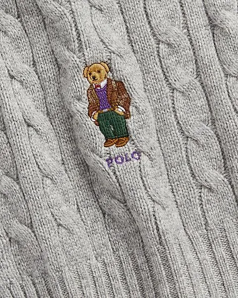 Polo Bear Wool-Cashmere Hat & Scarf Set