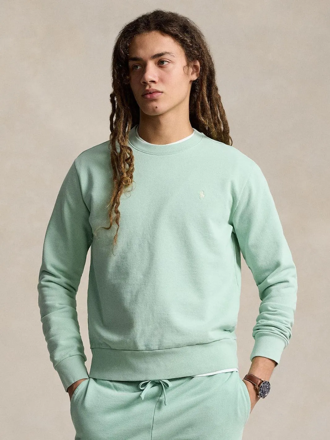LOOPBACK FLEECE SWEATSHIRT Grønn