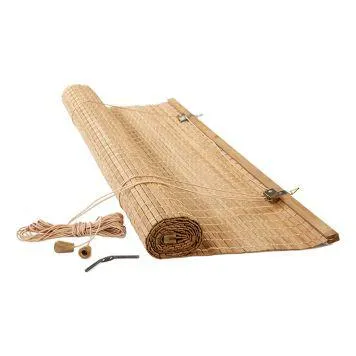 RULLEGARDIN BAMBUS EIKFARGET 160X160CM