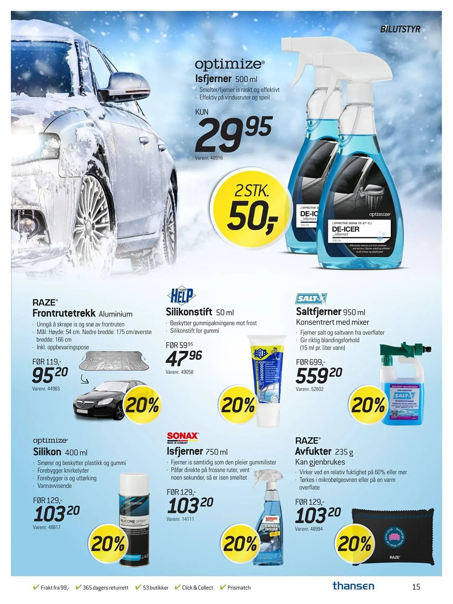 Thansen kundeavis fra 1. mars til 31. mars 2026 - kundeavisside 15