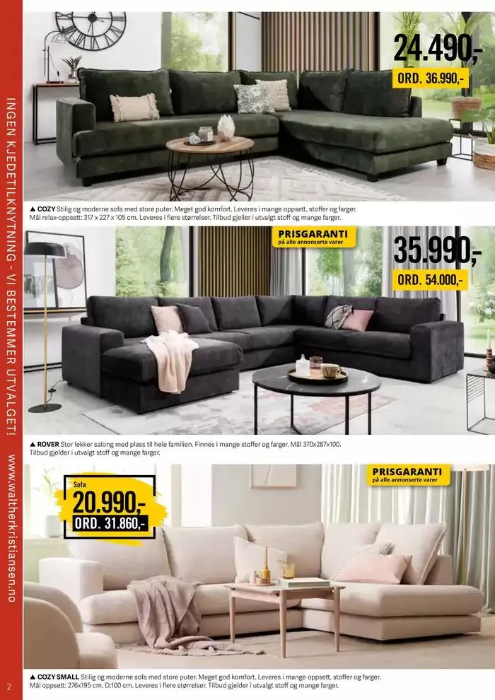 Gratis frakt og montering fra 28. februar til 14. mars 2025 - kundeavisside 2
