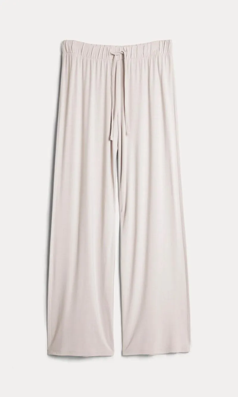 Vid soft bukse med snøring