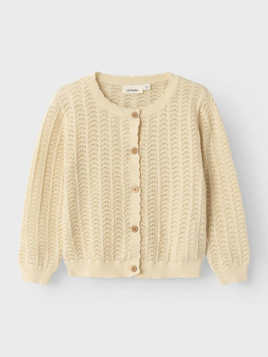 LANGERMET STRIKKET CARDIGAN