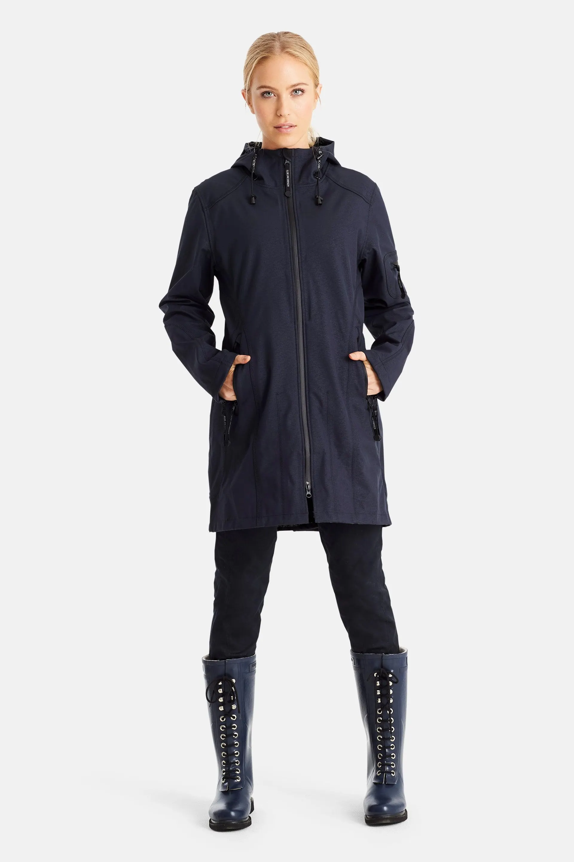 3/4 Raincoat - Indigo