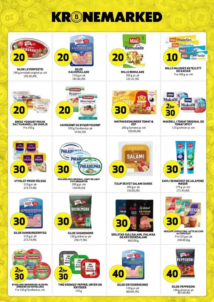 Stort utvalg av tilbud fra 18. oktober til 1. november 2024 - kundeavisside 11