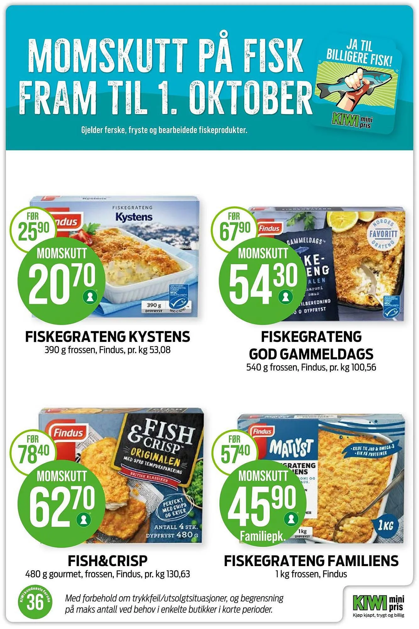 Kiwi Kundeavis fra 3. september til 10. september 2023 - kundeavisside 13